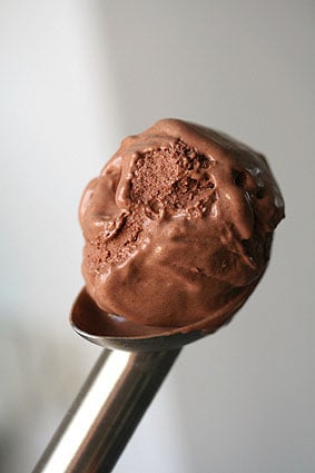 Scoop of Chocolate Ice Cream