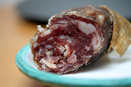 Inside the Boar Sausage