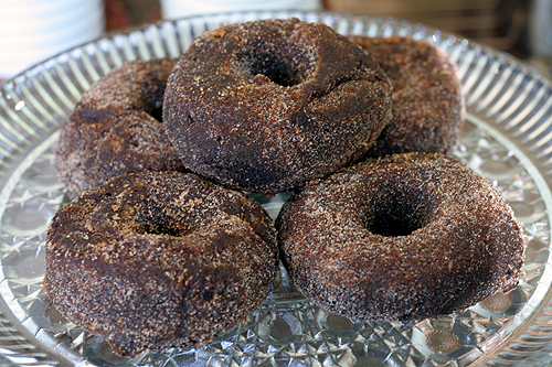 chocolate donuts