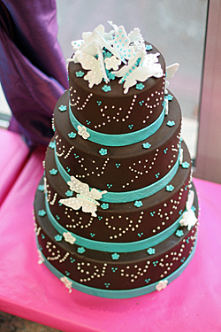 chocolate wedding cake