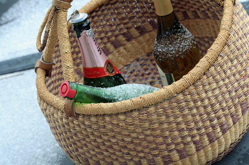 basket of wine