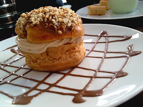 praline filled pastry at Jadis