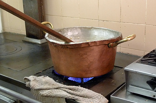 copper pot