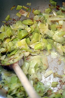 fried leeks