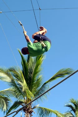matt on trapeze