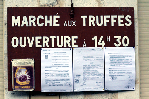 marche aux truffes