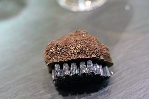truffle-like truffle cleaning brush
