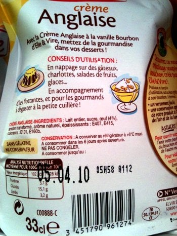 creme anglaise