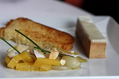 foie gras au natural en gelรฉe ร l'amande