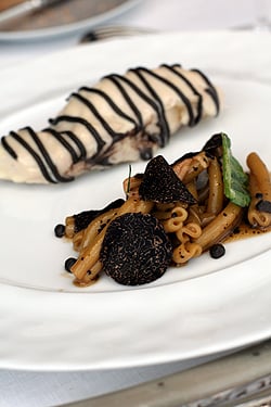 Chicken, noodles and Truffles