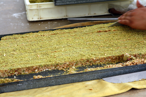 making Tunisian pastries