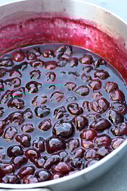 cooked cherries