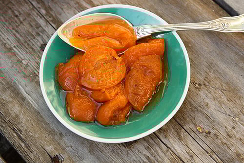 baked apricots