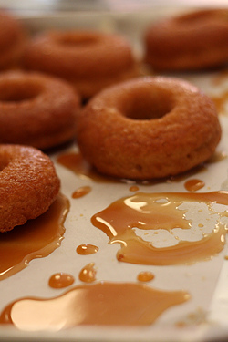 salted caramel doughnut