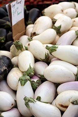 white eggplant
