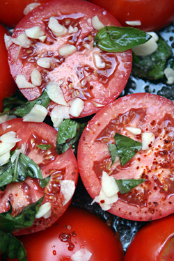 tomatoes ready for roasting