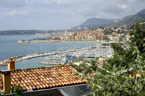 Menton, garden view