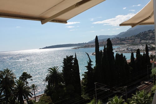 Mirazur view