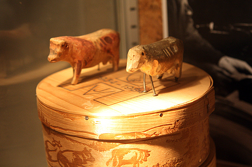 wooden animals
