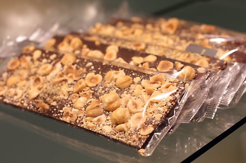 chocolate hazelnut bars