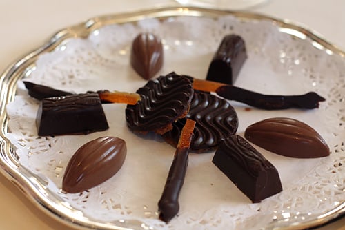 orangettes and chocolates