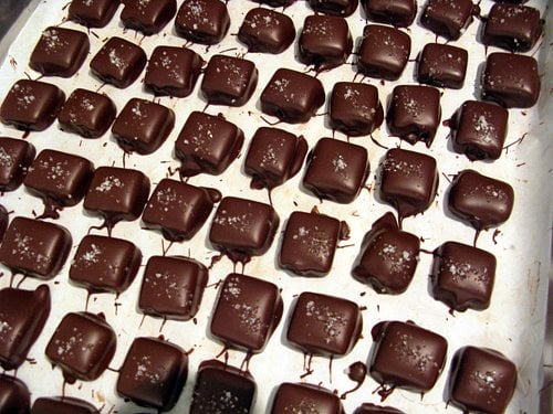 salted butter caramel chocolates
