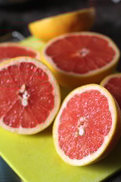 pink grapefruits