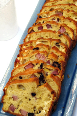 cheese and ham bread