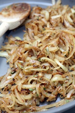 cooked onions