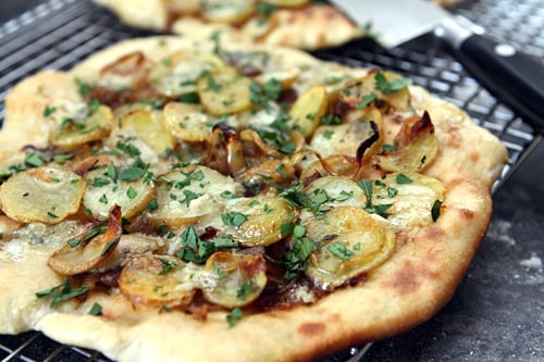 potato blue cheese pizza