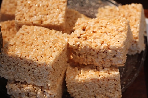 Sugarplum rice krispie treats