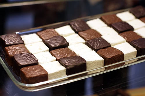 chocolate-dipped marshmallows