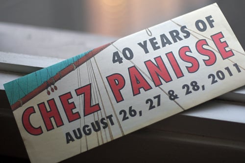 Chez Panisse 40th Anniversary