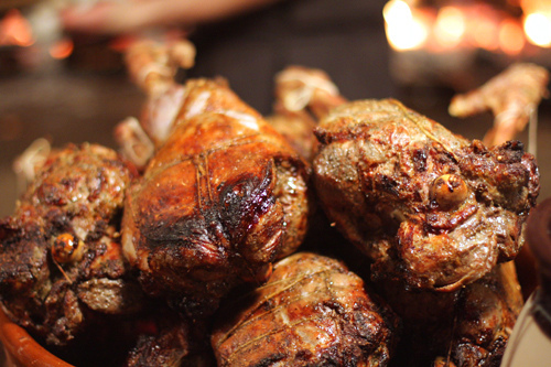 Leg of lamb at Camino