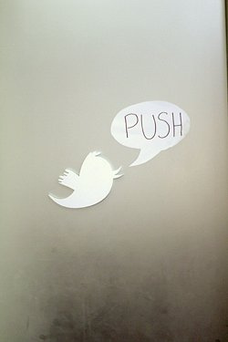 Twitter door Push