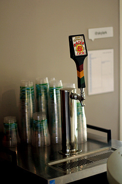 Twitter beer on tap