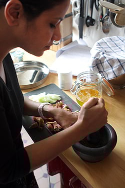 cucumber-tomato raita