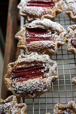 rhubarb tartlets