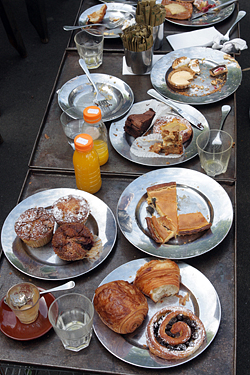 pastries at Bourke Street in Sydney