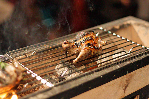 grilled quail