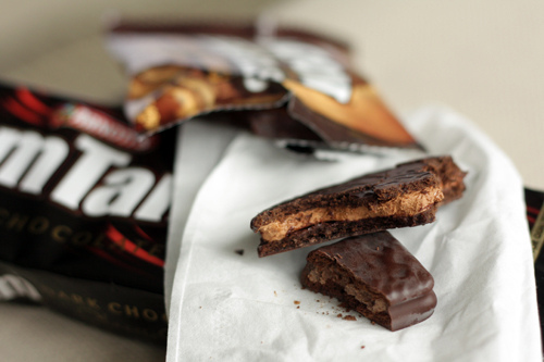 tim tams and wagonwheel