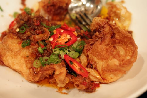 deep-fried duck eggs