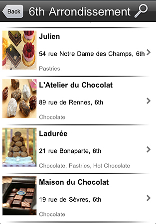 Paris Pastry App