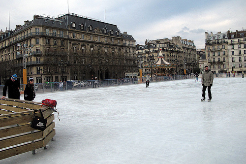 skating rink in Paris