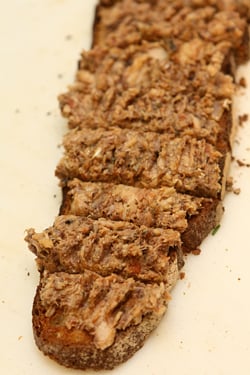 sardine tartine at Poilรขne