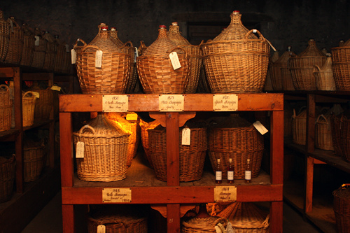 Martell cognac cellar