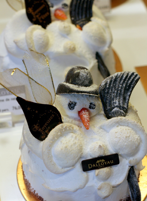snowman cake