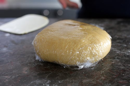 making homemade pasta
