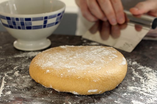making homemade pasta