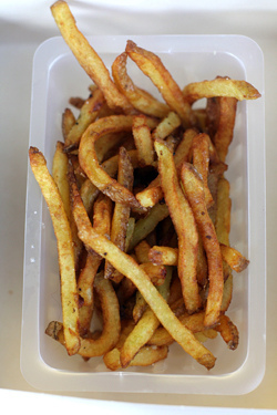 French fries at Le camion qui fume